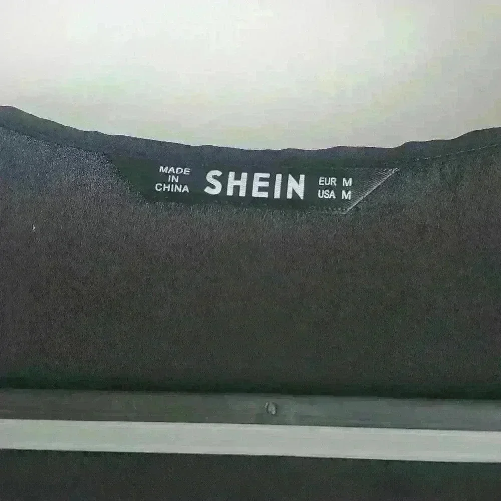 Black sheer cover up by Shein Sz med. - Picture 2 of 3